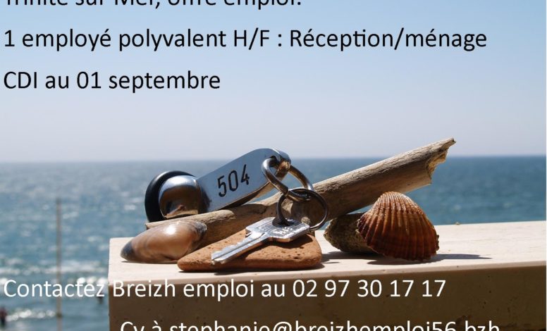 employé polyvalent H/F réception ménage