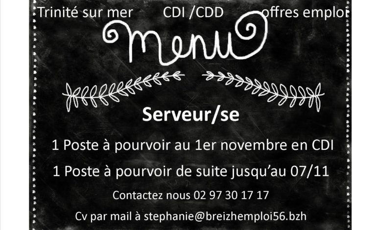 Serveurs(euse) CDI/CDD